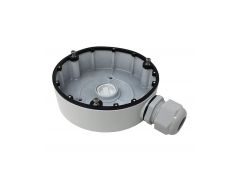 Qolsys 218627 Aansluitdoos voor Dome-Camera's, voor gebruik binnen en buiten, Draagvermogen 1kg, Wit