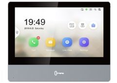 Hikvision DS-KH8350-WTE1 video intercom binnenpost met 7-inch Touch Screen