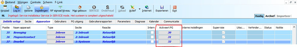 pg-output-selection after